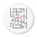 Bocce Ball Puzzle Fridge Magnets