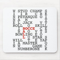 Bocce Ball Puzzle Mouse Pad