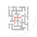 Bocce Ball Puzzle Sticker