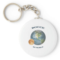 Bocce Ball World Key Chains