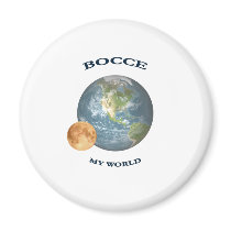 Bocce Ball World Magnet