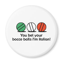 Bocce magnets