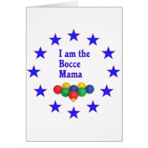 Bocce Mama Card