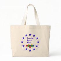 Bocce Man Canvas Bags
