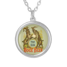 Bock Beer Goats Custom Necklace