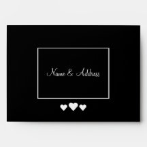 Boda de lino de encargo del diseño negro y blanco 