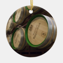 Bodega Marques de Riscal winery, wine cellar Christmas Ornaments