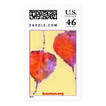 Bodhi Leaf Water Color postage