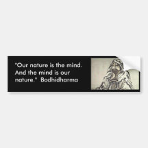 Bodhidharma 1 bumper sticker