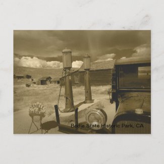 Bodie Dodge Graham & Shower Sepia postcard