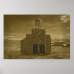 Bodie Firehouse Sepia Poster posters