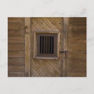 Bodie Jailhouse Door Post Card