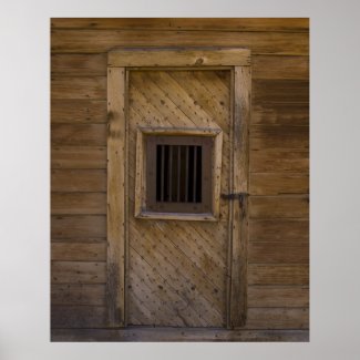 Bodie Jailhouse Door Print