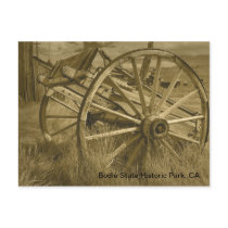 Bodie Wagon Wheel 1 Postcard