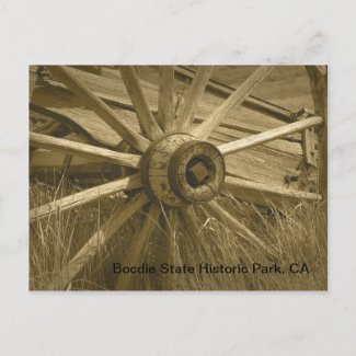 Bodie Wagon Wheel 2 postcard