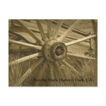 Bodie Wagon Wheel 2 Post Card
