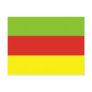 Bodoland, India flag Postcards