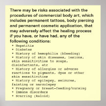 Body Piercing Posters