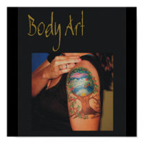 Body Art-Poster posters by klocke Body Art-Poster posters
