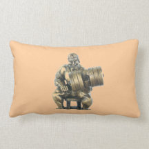 Body Builder theme Pillow Cushion