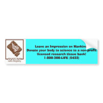 Body Donation and Free Cremation bumper stickers by DawnBardsley Body Donation and Free Cremation bumper stickers