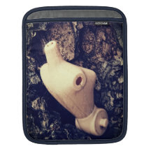 body in the woods iPad sleeve