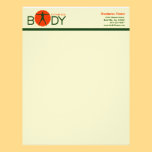 Body Madness Fitness Personal Trainer Letterhead letterhead