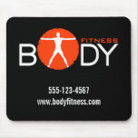 Body Madness Fitness Personal Trainer Mouse Pads mousepads