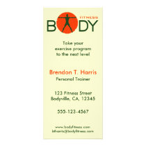 Body Madness Fitness Personal Trainer Rack Cards