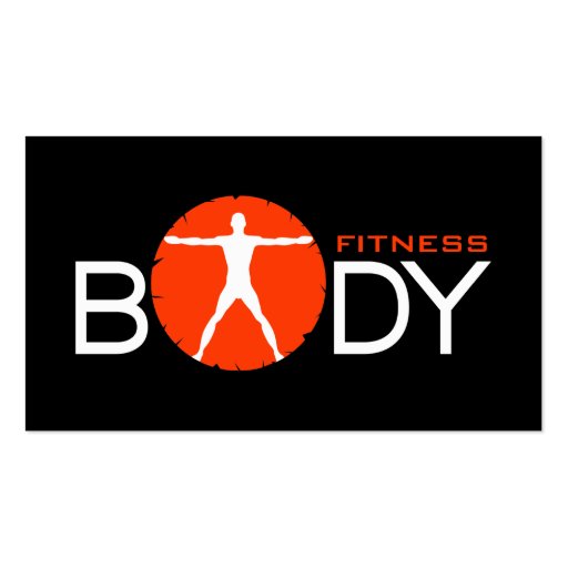 Body Madness Personal Trainer Business Cards (back side)