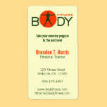Body Madness Personal Trainer Return Adress Label labels