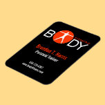 Body Madness Personal Trainer Small Flexi Magnets magnets