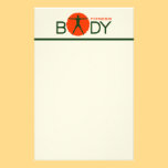 Body Madness Personal Trainer Stationery Paper stationery