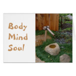 Body Mind Soul Greeting Cards