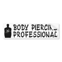 Body Piercing Professional Bumper Stickers
