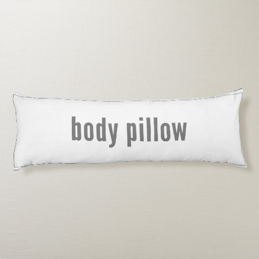 Body Pillow Horizontal Fill Template Zazzle