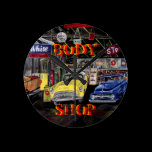Body Shop Old Car Wall Clock wall clocks