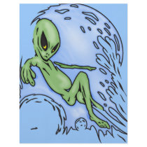 Body Surfing Alien Personalized Flyer