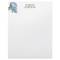 Body Surfing Alien Letterhead