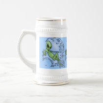 Body Surfing Alien Mugs