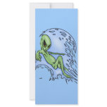 Body Surfing Alien Rack Card