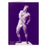 Bodybuilder, Humorous Vintage Photo cards