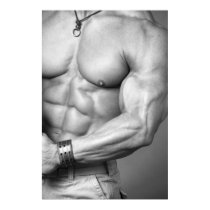 Bodybuilder Torso Poster posters