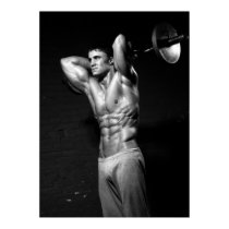 Bodybuilder Workout Poster posters