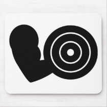 bodybuilding icon mouse mats
