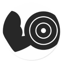 bodybuilding icon stickers
