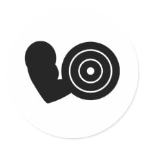bodybuilding icon stickers
