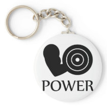 bodybuilding power keychain