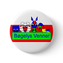 Boegely's Friends - Bøgelys Venner buttons