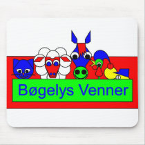 Boegely's Friends - Bøgelys Venner mousepads